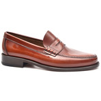 Rubber Sole Penny Loafer // Redwood (Euro: 41)