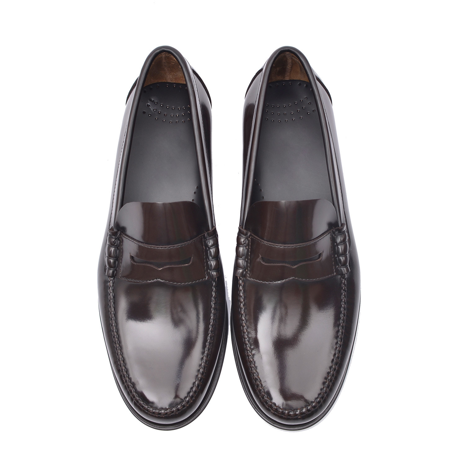 Rubber Sole Penny Loafer // Brown (Euro: 38) - Gil's Classic - Touch of ...