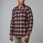 Burnside // Long-Sleeve Flannel Shirt // Cement (XL)