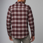 Burnside // Long-Sleeve Flannel Shirt // Cement (XL)