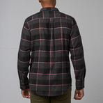 Long-Sleeve Flannel Shirt // Charcoal (M)