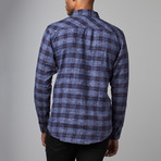 Long-Sleeve Flannel Shirt // Indigo (M)