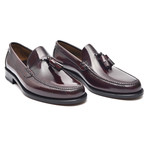 Rubber Sole Tassel Loafer // Bordeaux (Euro: 39)