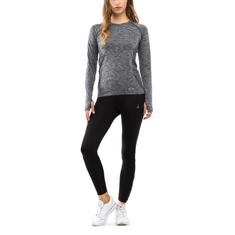 Women's Melange Long-Sleeve // Grey (S)