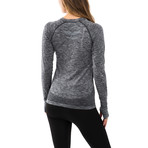 Women's Melange Long-Sleeve // Grey (M)