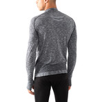 Men's Melange Half-Zip // Grey (L)