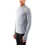 Men's Melange Long-Sleeve // Light Grey (L)