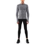 Men's Melange Long-Sleeve // Grey (M)