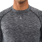 Men's Melange Long-Sleeve // Grey (M)