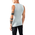 Men's Sleeveless Compression Shirt // Grey (S/M)