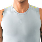 Men's Sleeveless Compression Shirt // Grey (S/M)
