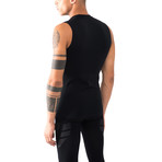 Men's Sleeveless Compression Shirt // Black (S/M)