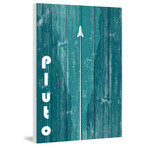 Green Pluto (12"W x 18"H x 1.5"D)