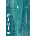 Green Pluto (12"W x 18"H x 1.5"D)