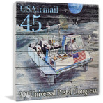 US Airmail Rover Stamp (18"W x 18"H x 1.5"D)