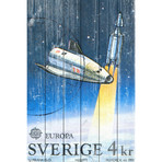 Europa Sverige (12"W x 18"H x 1.5"D)