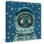 Space Suit Eye // Canvas (18"W x 18"H x 1.5"D)