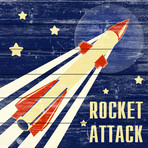 Attack Rocket (18"W x 18"H x 1.5"D)