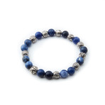 Jean Claude Jewelry // Sodalite Bracelet // Silver