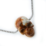 Jasper Skull Necklace