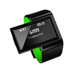 Atlas Wearable // Wristband2 // Black + Green