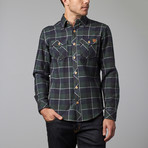 Astronomy // Apollo II Button-Up // Hunter (XL)