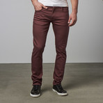 Classic Slim Fit Jean // Burgundy (38WX32L)