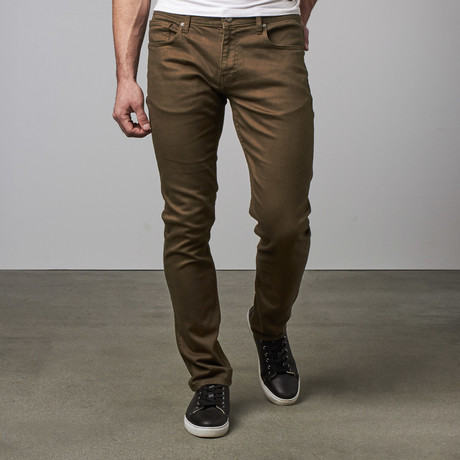 Classic Slim Fit Jean // Olive (30WX30L)