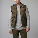 Puffer Vest // Olive (S)