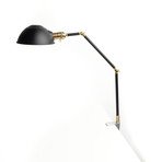 Decker Desk Lamp (Steel + Brass)