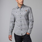 Light Year II Button-Up // Green Stripe (2XL)