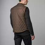 Quilted Field Vest // Olive (M)