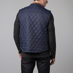 Quilted Field Vest // Navy (M)