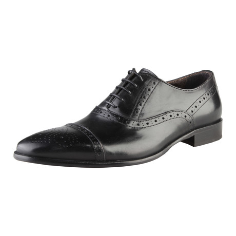 Cesare Medallion Oxford // Black (Size: 44 (Euro))