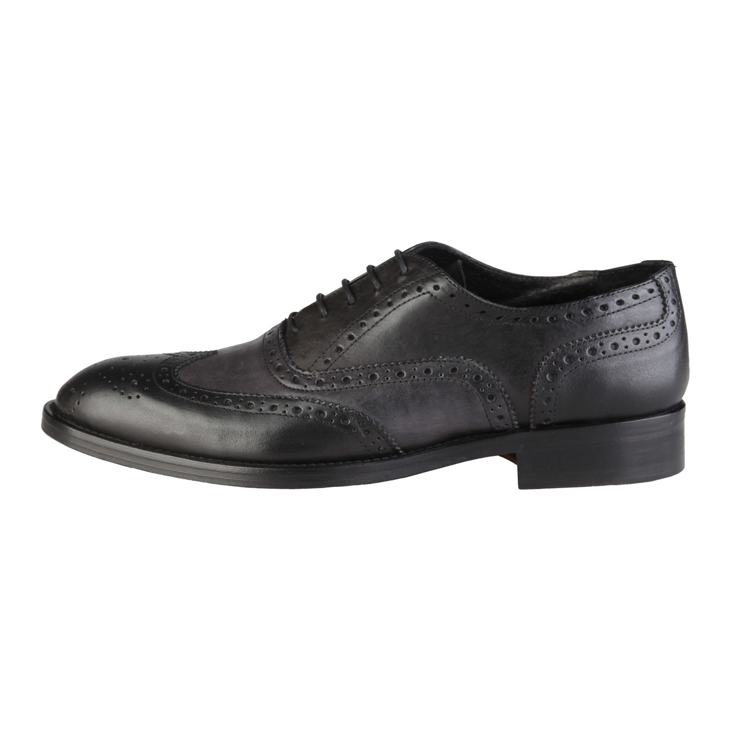 mattia wingtip oxford black size 44 mattia wingtip oxford black size 44