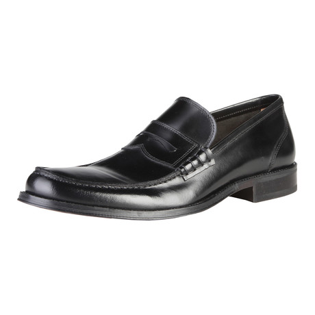 Leanardo Penny Loafer // Black (Size: 44 (Euro))