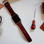 SLG Design // D7 IBL Apple Watch Strap // Brown (38mm)