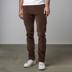 6 Pocket Corduroy Pant // Dark Brown (34WX34L)