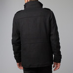 Multilayer Wool Jacket // Black (L)