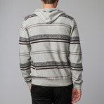Hooded Drawstring Sweater // Light Grey (L)
