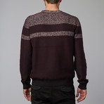 V-Neck Sweater // Burgundy (L)