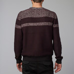 V-Neck Sweater // Burgundy (XL)