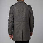 Multilayer Wool Jacket // Charcoal (M)