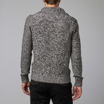 Shawl Collar Sweater // Grey (2XL)