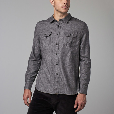Long Sleeve Work Shirt // Grey (S)