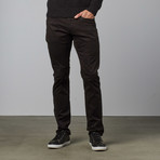 Garment Washed 5 Pocket Pant // Black (30WX34L)