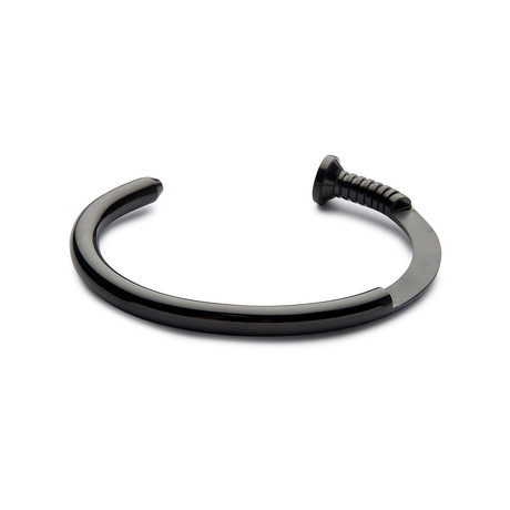 Steel Nail Cuff // Black (21cm)