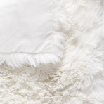 New Zealand Sheepskin Rug // Rectangle // Small (White)