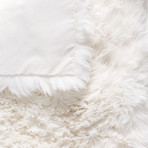 New Zealand Sheepskin Rug // Square (White)