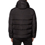 Alaska Hooded Down Puffer Coat // Black (XL)